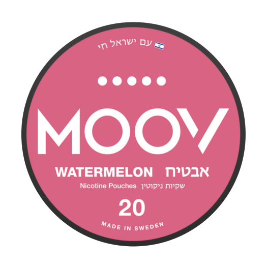 שקיקי ניקוטין moov אבטיח 20mg